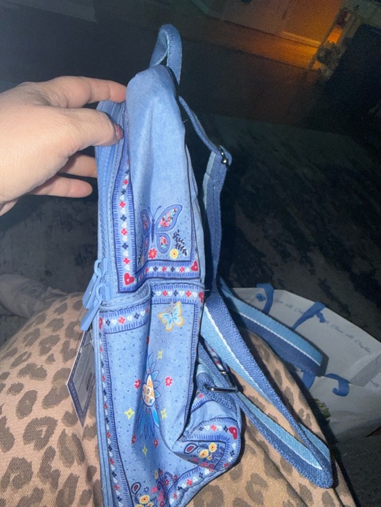 Brighton 'Love' Bandana Print Blue Back Pack - Picture 2 of 4